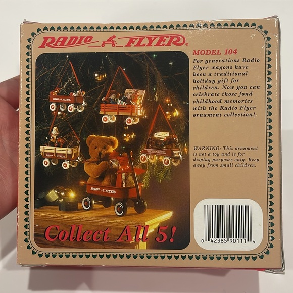 Radio Flyer Ornament Collection Model #104 1997 - Picture 2 of 5
